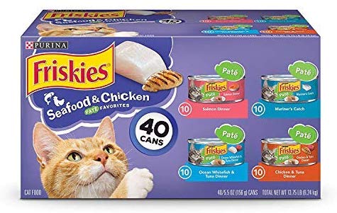 40 ct. Variety Packs Purina Friskies Canned Wet Cat Food - happy pawpets