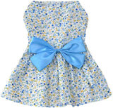 Cute Floral Princess Ribbon Skirt for Small Dogs and  Cats - happy pawpets