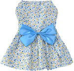 Cute Floral Princess Ribbon Skirt for Small Dogs and  Cats - happy pawpets