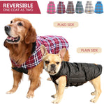 Waterproof Windproof Reversible Dog Vest - happy pawpets