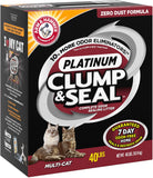 ARM & HAMMER Clump & Seal Platinum Cat Litter, Multi-Cat - happy pawpets