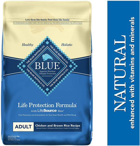 Blue Buffalo Life Protection Formula Natural Adult Dry Dog Food - happy pawpets