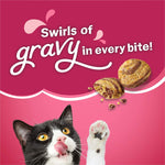 Purina Friskies Dry Cat Food, Gravy Swirlers - 22 lb. Bag - happy pawpets