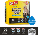 Glad for Pets Black Charcoal Puppy Pads - happy pawpets