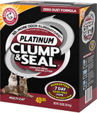 ARM & HAMMER Clump & Seal Platinum Cat Litter, Multi-Cat - happy pawpets