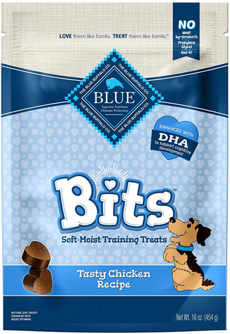 Blue Buffalo BLUE Bits Natural Soft-Moist Training Dog Treats - happy pawpets