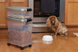 3 Piece Pet Food Storage Container Combo, - happy pawpets