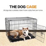 Pets Steel Crate Kennel - happy pawpets