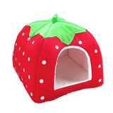 Strawberry Leopard Pet House - happy pawpets