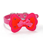 Rhinestone Dog Bow Collar - happy pawpets