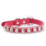 Rhinestone Dog Bow Collar - happy pawpets