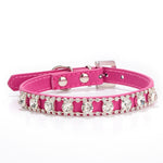 Rhinestone Dog Bow Collar - happy pawpets