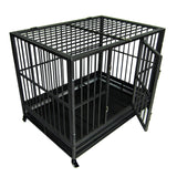 42" Heavy Duty Dogs Iron Cage - happy pawpets