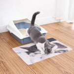 Cats Litter Mat - happy pawpets