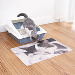 Cats Litter Mat - happy pawpets