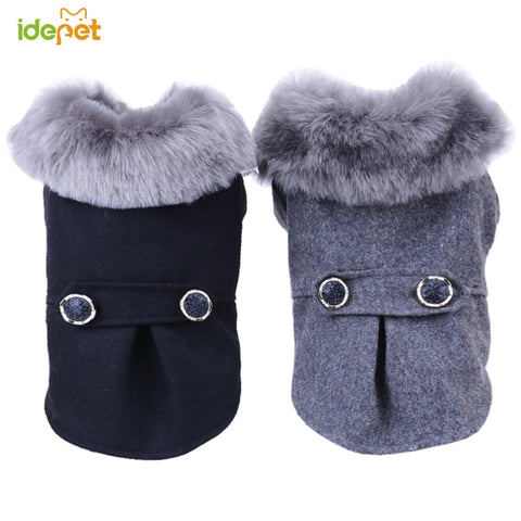 Dogs Jacket With Fur - happy pawpets