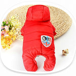 Dogs Hooded Jumpsuit Coat - happy pawpets