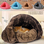 Pets Soft Bedding Cave - happy pawpets