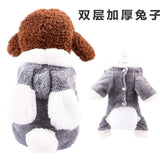 Pets Cartoon Winter  Hoodie - happy pawpets