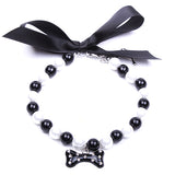 Pets Pearls Necklace Collar - happy pawpets