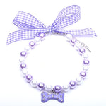 Pets Pearls Necklace Collar - happy pawpets