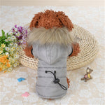 Soft Fur Hood Jackets for  Small Dogs - happy pawpets