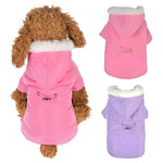 Pet Soft Fur Hood Jacket - happy pawpets