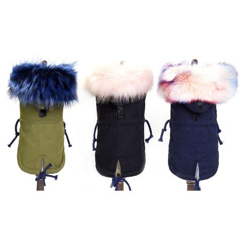 Luxury Fur Dog Coat - happy pawpets