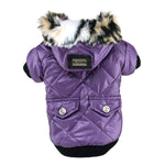 Fur Trimmed Jacket For Small Dogs - happy pawpets