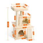 Pet Scratching Post Frame Holes For Cat - happy pawpets