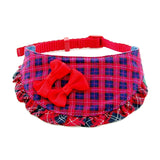 Bandana Plaid Adjustable Scarf - happy pawpets