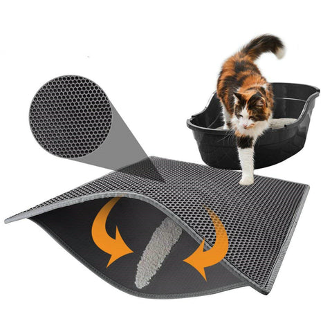 Waterproof  Cat Litter Mat - happy pawpets