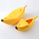 Funny Banana Cat Bed House - happy pawpets