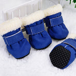 4pcs Pet Dog Shoes - happy pawpets