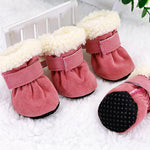 4pcs Pet Dog Shoes - happy pawpets