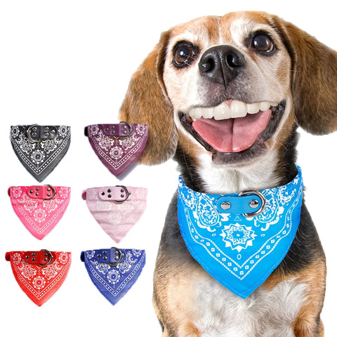 Adjustable Dog Bandana - happy pawpets