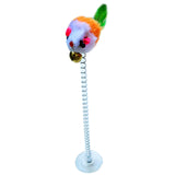 Stick Feather Wand With Small Bell Mouse Cage - happy pawpets