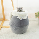 Winter Warm Cat Bed - happy pawpets