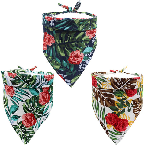 Rose Summer Dog Bandana - happy pawpets