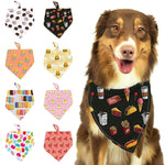 Food Printed Pet Bandana - happy pawpets