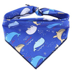 Cartoon Printed Dog Bandanas - happy pawpets