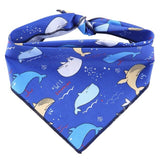 Cartoon Printed Dog Bandanas - happy pawpets