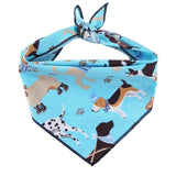 Cartoon Printed Dog Bandanas - happy pawpets