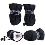 4pcs/set Waterproof shoes - happy pawpets