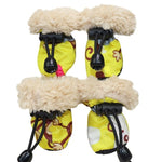 4pcs/set Waterproof shoes - happy pawpets