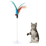 1pc Cat Toy Stick Feather