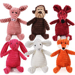 Corduroy Dog Toys for Small Large Dogs - happy pawpets