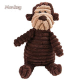 Corduroy Dog Toys for Small Large Dogs - happy pawpets