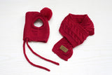 Luxury Knitting Hats Scarf - happy pawpets