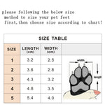 4 Pcs Thick Snow Dog Shoes - happy pawpets